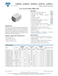 VLMK20J2L1-GS08 Datenblatt Cover