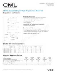 CMD12-21VYC/TR8數據表 封面