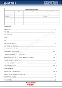 EA EDIP128W-6LWTP數據表 頁面 2