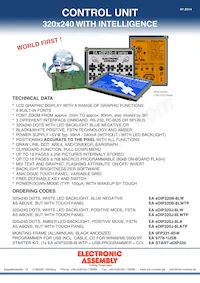 EA EDIP320J-8LWTP Datasheet Cover