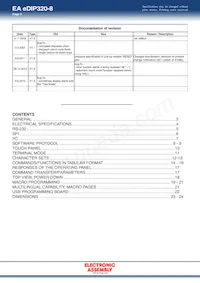 EA EDIP320J-8LWTP Datasheet Page 2