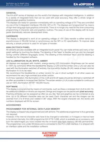 EA EDIP320J-8LWTP Datasheet Page 3