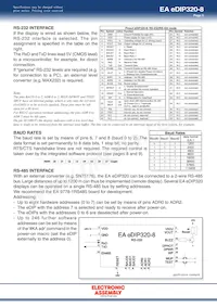 EA EDIP320J-8LWTP Datasheet Page 5