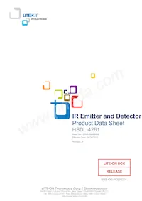 HSDL-4261-A01 Datenblatt Cover