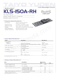 KLS-150A-RH數據表 封面