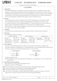 LTST-C150CKT Datasheet Pagina 10