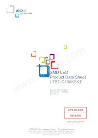 LTST-C190KSKT Datasheet Cover