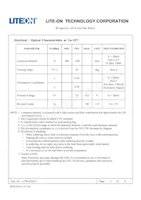 LTW-42NC5 Datasheet Pagina 3
