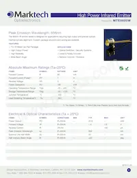 MTE8600W Datasheet Copertura