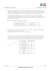 VFHA1112H-3BZ2C-TR Datasheet Pagina 9