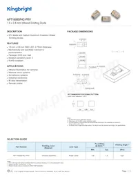 APT1608SF4C-PRV數據表 封面