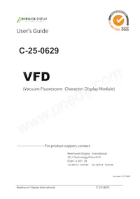 C25-0629 Datasheet Cover