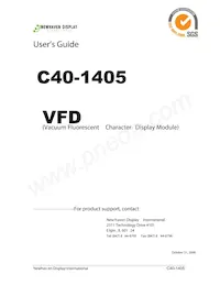 C40-1405 Datenblatt Cover