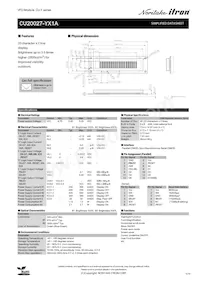 CU20027-YX1A Datasheet Copertura