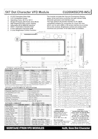 CU20045SCPB-W5J Datasheet Cover