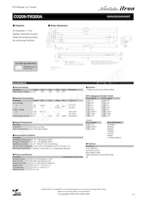 CU209-TW200A Datasheet Cover