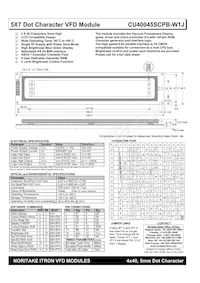 CU40045SCPB-W1J Datasheet Cover
