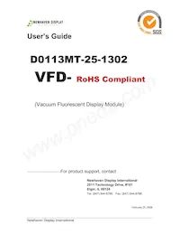 D0113MT-25-1302 Datasheet Cover