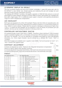EA DIP240B-7KLWT Datasheet Page 2