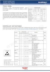 EA DIP240B-7KLWT Datasheet Page 3