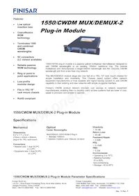 FWSF-M/D-1550/CWDM-2-LC Datenblatt Cover