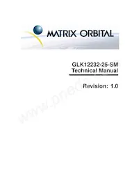 GLK12232-25-SM-USB Datasheet Copertura