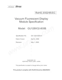 GU128X32-800B Datasheet Cover