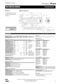 GU128X32D-D903S Datasheet Cover