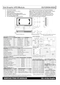 GU128X64-800A Datasheet Cover