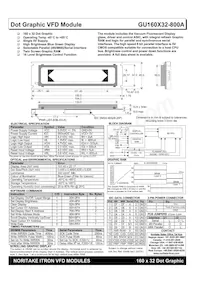 GU160X32-800A Datasheet Cover