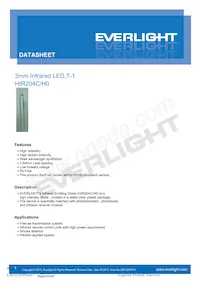 HIR204C/H0 Datasheet Cover