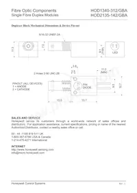 HOD1340-312/GBA Datasheet Pagina 4