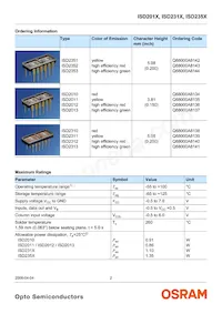 ISD2353-20 Datasheet Pagina 2