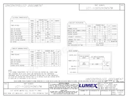 LCT-H320240M57W Datasheet Pagina 3