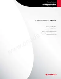 LQ084V3DG01 Datenblatt Cover