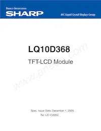 LQ10D368 Datenblatt Cover