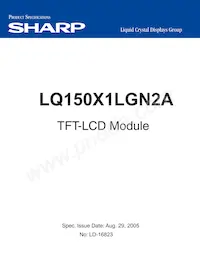 LQ150X1LGN2A Datenblatt Cover