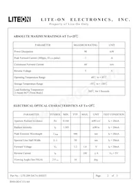 LTE-209 Datasheet Pagina 3