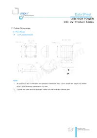 LTPL-C034UVH365 Datenblatt Seite 3