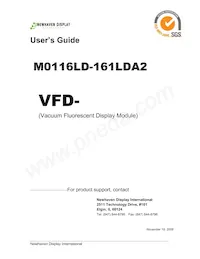 M0116LD-161LDA2 Datenblatt Cover