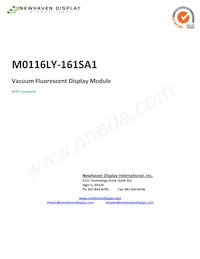 M0116LY-161LSAR1 Datasheet Cover