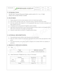 M0116LY-161LSAR1 Datasheet Page 3