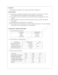M0116SD-161SDBR1-S Datasheet Page 2