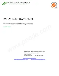 M0216SD-162SDAR1 Datasheet Cover