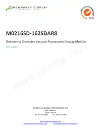 M0216SD-162SDAR8 Datasheet Copertura
