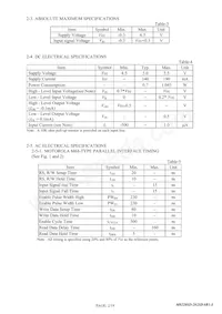 M0220SD-202SDAR1-S Datasheet Pagina 5