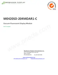 M0420SD-204MDAR1-C Datasheet Copertura