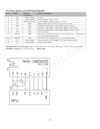 NHD-10032AZ-FSPG-YBW Datenblatt Seite 4