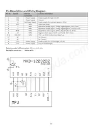 NHD-12232DZ-FSPG-YBW數據表 頁面 4