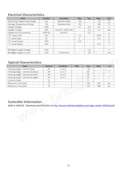 NHD-12232DZ-FSPG-YBW Datasheet Page 5